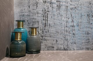 Badezimmer Deko Fläschchen.